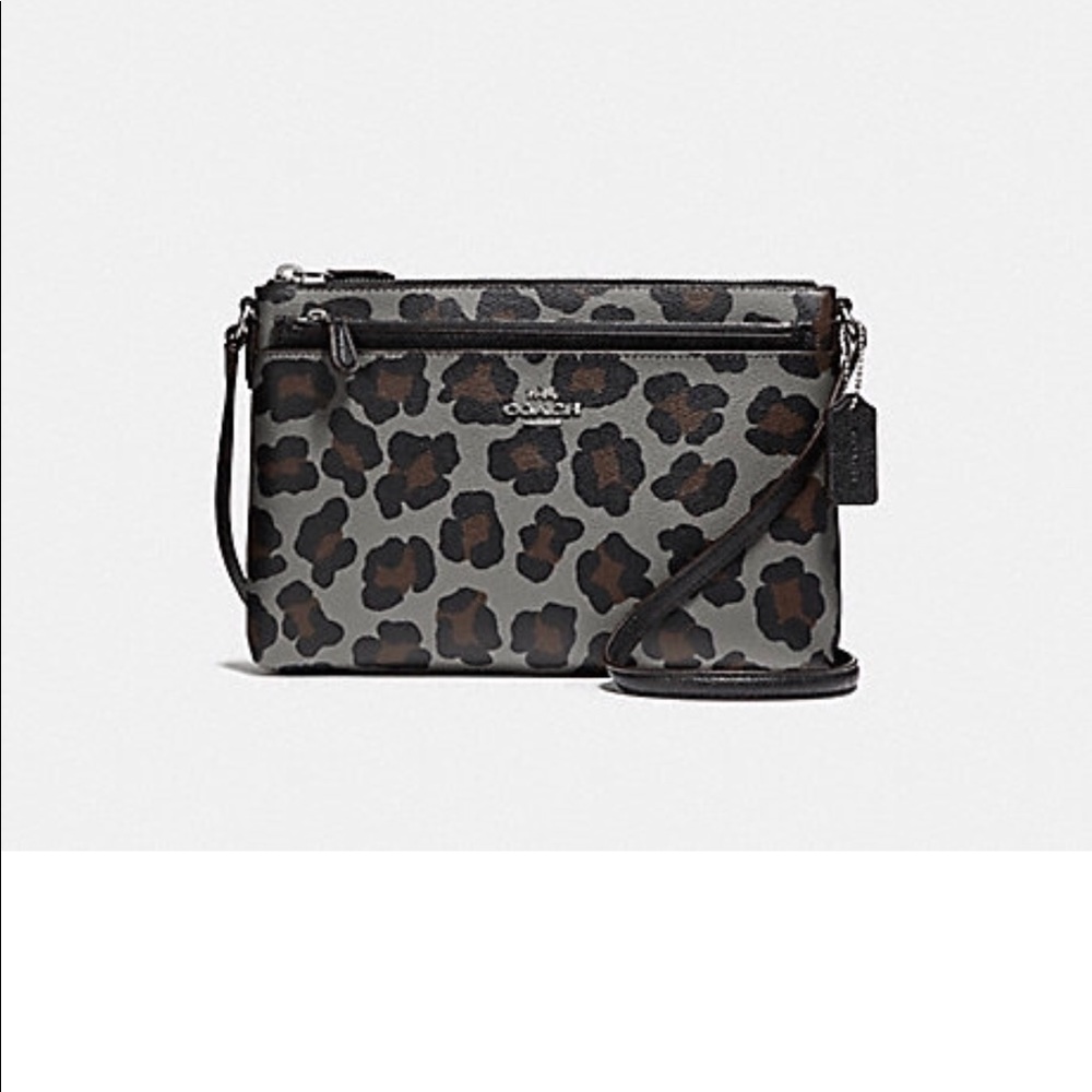 ❗️Sold❗️Coach pop up crossbody purse in Ocelot NWT - Picture 7 of 7